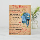 愛する夫への手紙 | 夫へ 愛してる シーズンカード (スタンド正面)