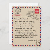 愛する夫への手紙 | 愛してる シーズンカード (正面/裏面)