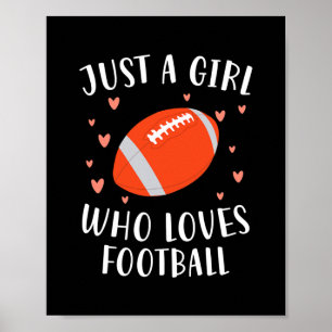 愛する女の子だけのサッカー ポスター