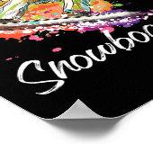 愛する女の子だけのスノーボードガール ポスター (角)