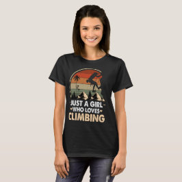 愛する女の子だけ登山レトロヴィンテージ Tシャツ