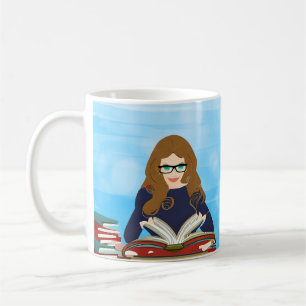 愛する女読の子 コーヒーマグカップ