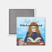 愛する女読の子 マグネット (正面/裏面)