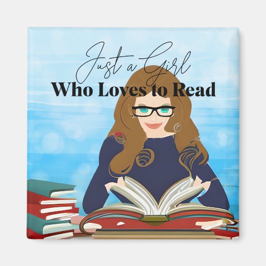 愛する女読の子 マグネット (正面)