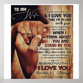 愛する妻への手紙、素敵な贈り物、 ポスター