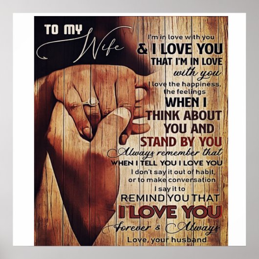 愛する妻への手紙、素敵な贈り物、 ポスター (正面)