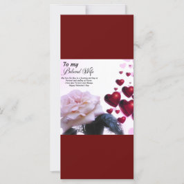 愛する妻へ、バレンタインデーおめでとう