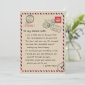 愛する妻へ｜将来の妻へ愛を込めて 招待状 (スタンド正面)