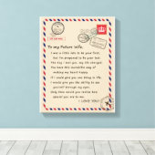 愛する妻へ｜将来の妻へ、愛してる キャンバスプリント (インサイチュ (ウッドフロア))