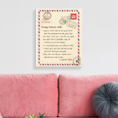 愛する妻へ | 未来の妻へ、愛してる キャンバスプリント (インサイチュ (リビング))