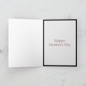 愛する妻へ 1920年代のファッション 母の日 カード (内部)