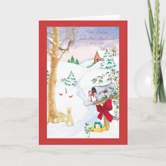 愛する姉と夫のために シーズンカード (正面)