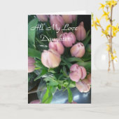 愛する娘たち全員 カード (黄色い花)