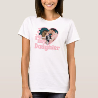 愛する娘のハートフォト Tシャツ