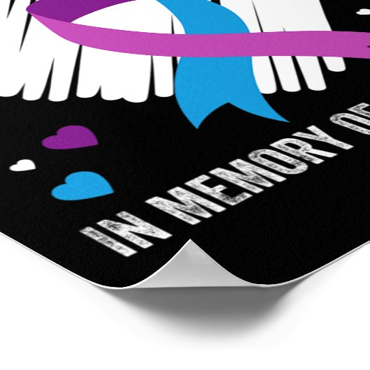 愛する娘の自殺防止を思い出して ポスター (角)