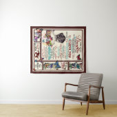 愛する娘へのパーソナライズされた手紙 タペストリー (インサイチュ(横))