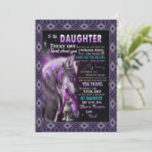 愛する娘へ | 娘への手紙 愛している 招待状 (スタンド正面)