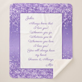 愛する娘 シェルパブランケット