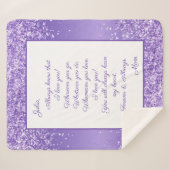 愛する娘 シェルパブランケット (正面(横))