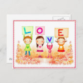 愛する子 ポストカード (正面/裏面)