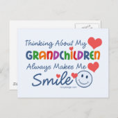 愛する孫たち ポストカード (正面/裏面)