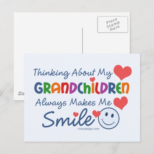 愛する孫たち ポストカード (正面/裏面)