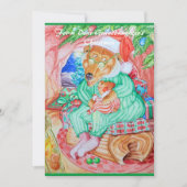 愛する孫娘へのクリスマスカード。 シーズンカード (正面)