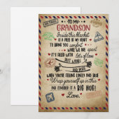 愛する孫 | 孫への手紙 おばあちゃんから シーズンカード (正面/裏面)