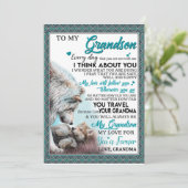 愛する孫 | 孫への手紙 - 祖母から 招待状 (スタンド正面)