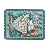 愛する守護天使、墓地モーニング芸術の裂け目 マグネット (横)