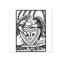 愛する守護天使、墓地リップラバースタンプ ラバースタンプ