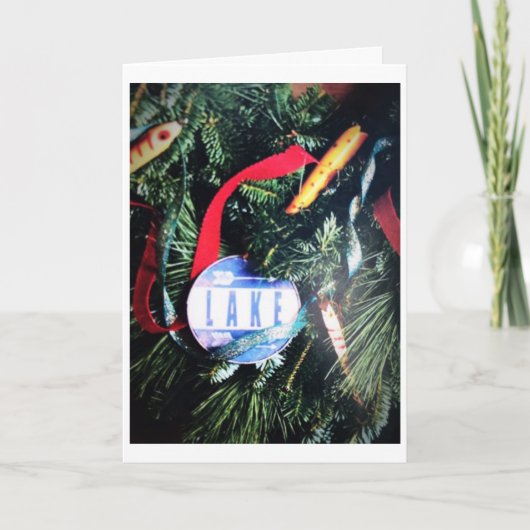 **愛する家族と友達** メリークリスマス カード (正面)