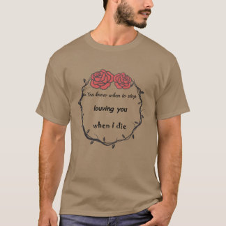 愛する家族のためのクールな服を愛することをやめる Tシャツ