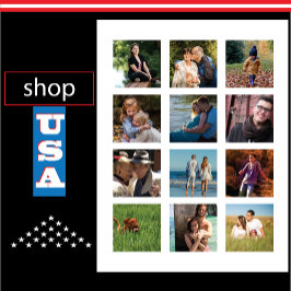 愛する家族のコラージュ12イメージ信じられないほどの ポストカード