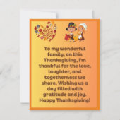 愛する家族への感謝の気持ち シーズンカード (正面)