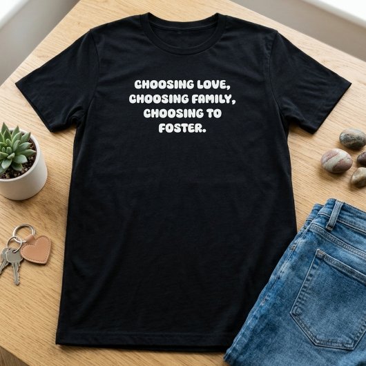 愛する家族を育む人生の選択 Tシャツ