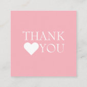 . .愛する小型手芸用品で手作り スクエア名刺 (裏面)