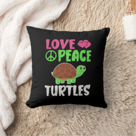 愛する平和ウミガメかわいい動物動物ウミガメ恋人 クッション