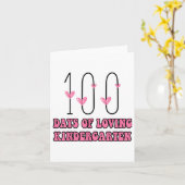 愛する幼稚園の日100ハート先生Vale カード (黄色い花)