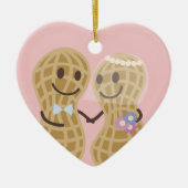 愛する引用文に夢中おもしろいだ セラミックオーナメント (正面)