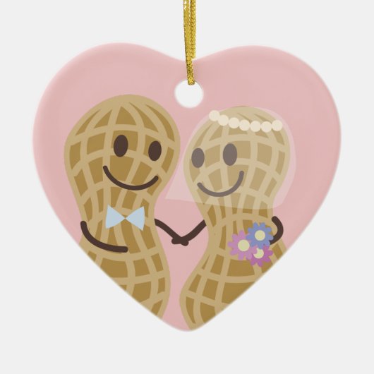 愛する引用文に夢中おもしろいだ セラミックオーナメント (正面)