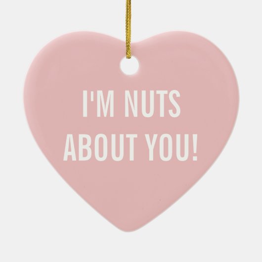 愛する引用文に夢中おもしろいだ セラミックオーナメント (裏面)