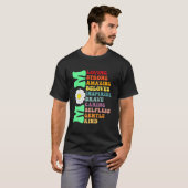 愛する強い素晴らしいお母さん いちばんのお母さん ママ蛾 Tシャツ (正面フル)