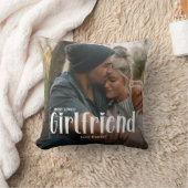 愛する彼女のかわいい写真ギフト クッション (ブランケット)