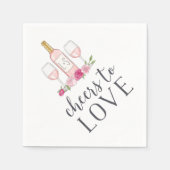 愛する応援 スタンダードカクテルナプキン (正面)
