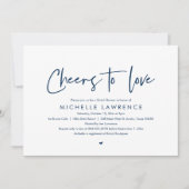 愛する応援、モダンブライダルシャワーカジュアル・インビタ 招待状 (正面)