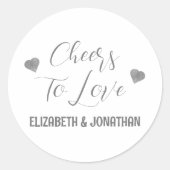 愛する応援 ラウンドシール (正面)