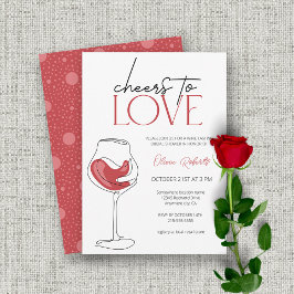 愛する応援 |ワイン試飲ブライダルシャワー 招待状