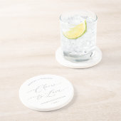 "愛する応援"結婚の コースター (側面)