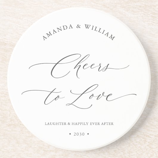 "愛する応援"結婚の コースター (正面)